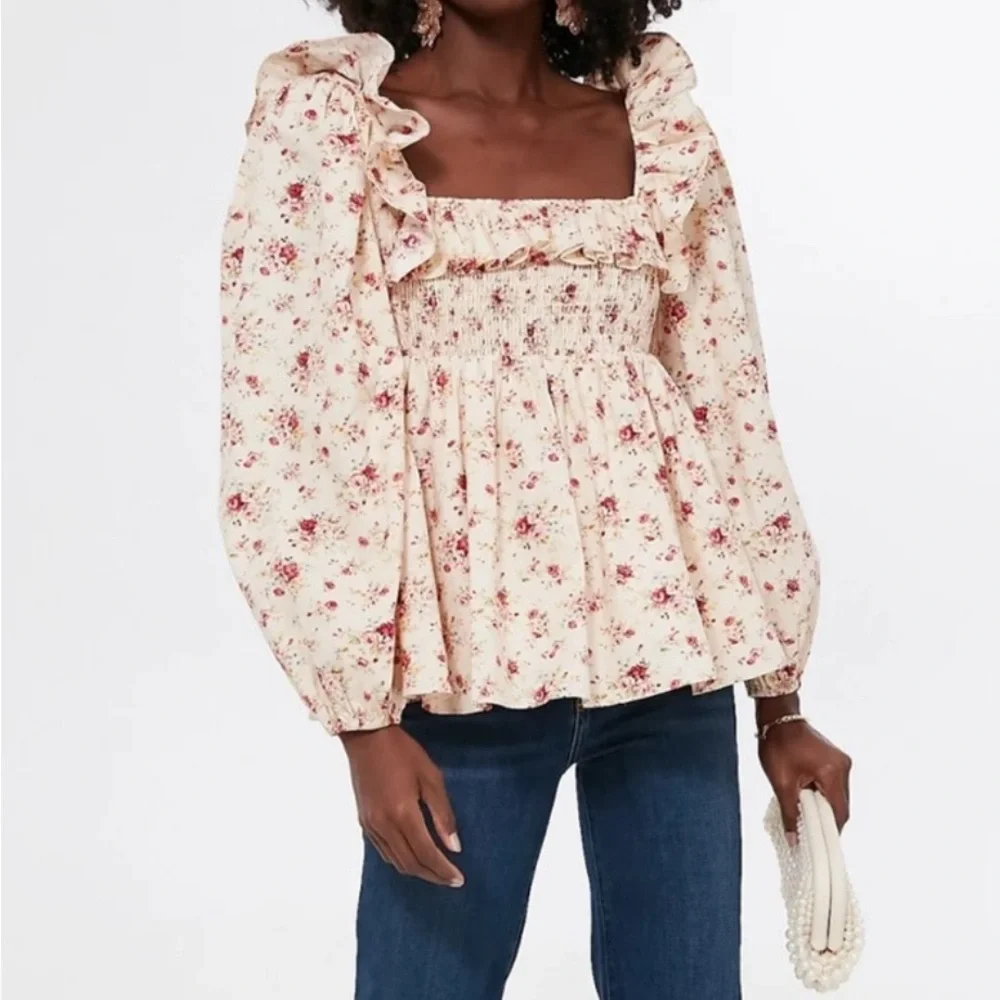 Tuckernuck Hyacinth House Addison blouse Medium - Picture 1 of 8